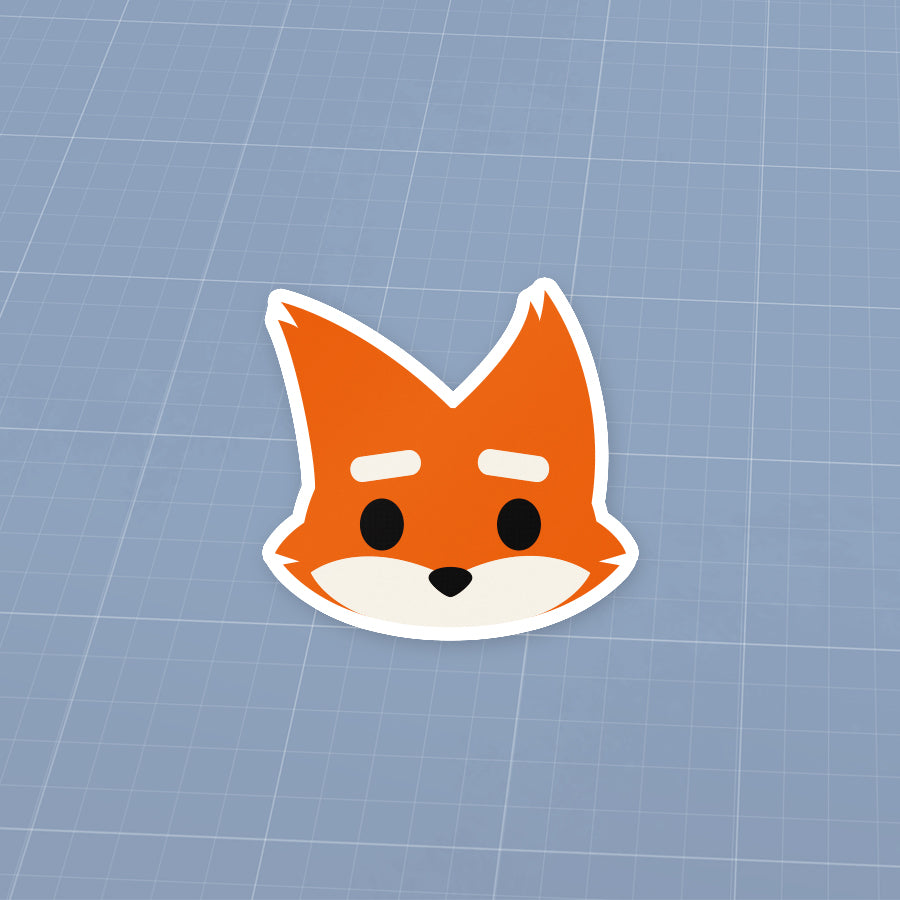 Emoji Sticker - Fox Surprised