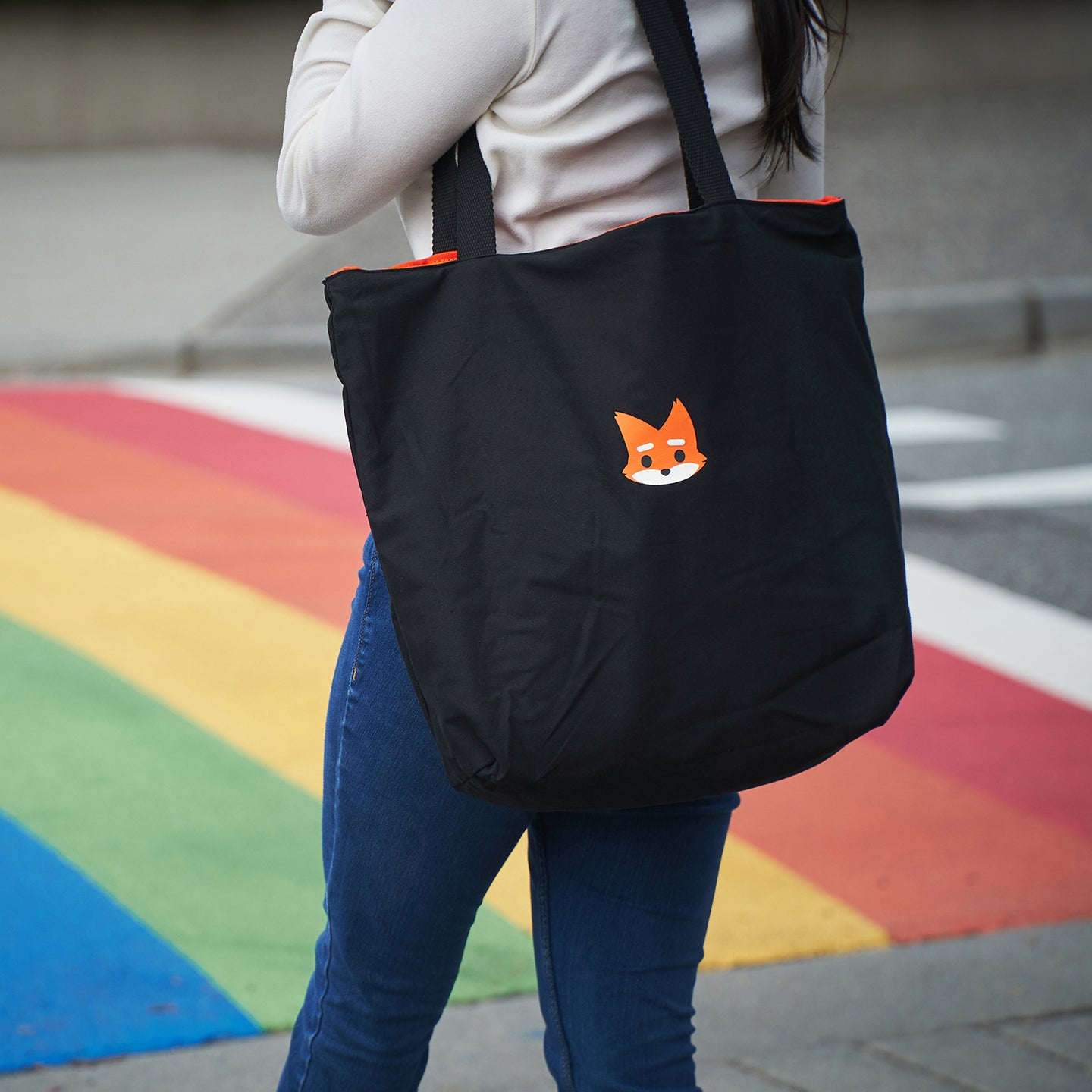 Reversible Canvas Tote - Super Fox