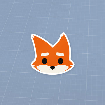 Emoji Sticker - Fox Surprised