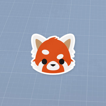 Emoji Sticker - Red Panda Raised Eyebrow