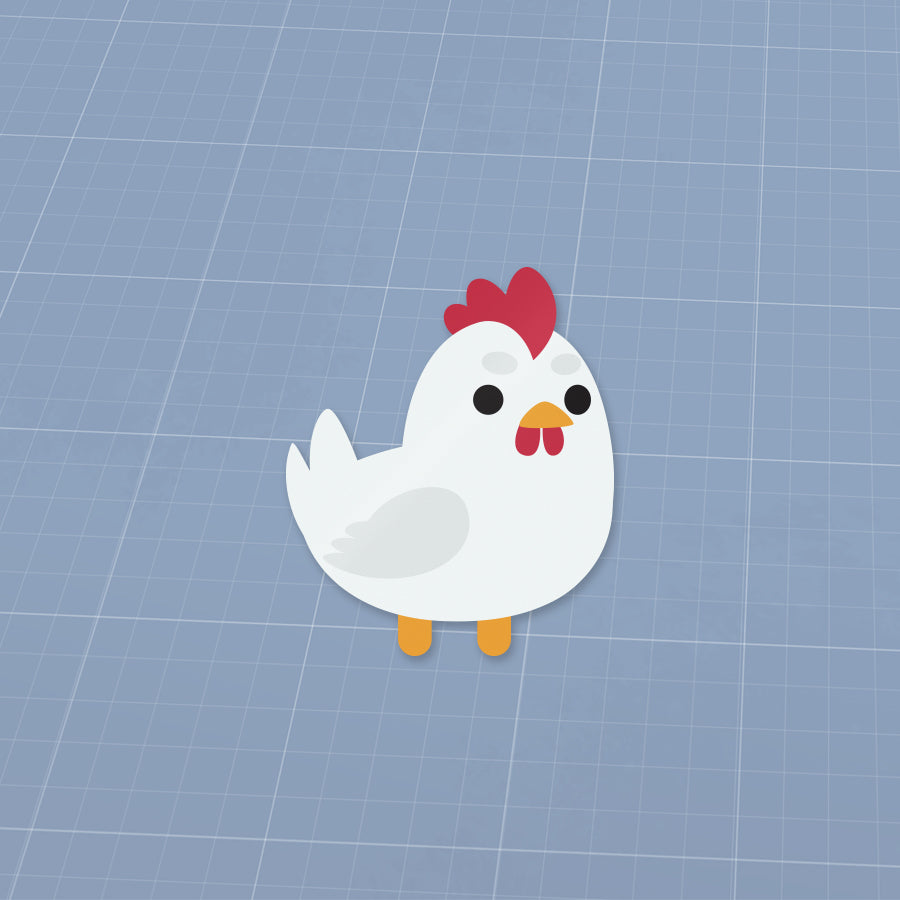 Chicken Mini Stickers Mini Chicken Sticker – Super Merch Shop