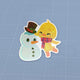 Peep & Snowman Sticker